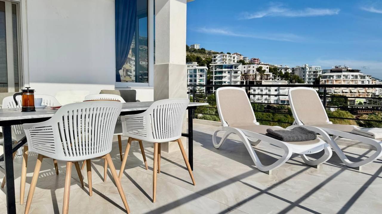 Sarandë Viola Sea View Penthouse 아파트 외부 사진